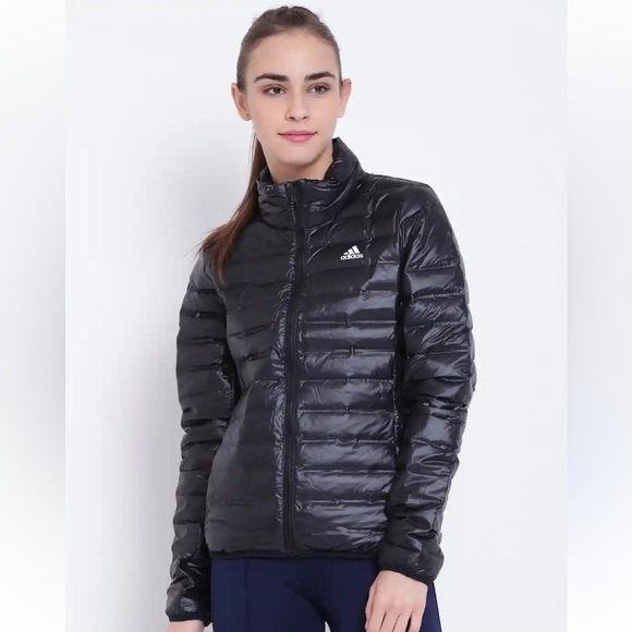 Adidas Jacket Womens X-Small Varilite BLACK Down Puffer Thermal Insulation - Picture 1 of 5
